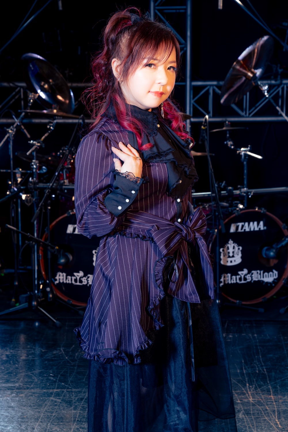 MARI (Mary's Blood) - ガールズメタルユニットHMPA ドラム担当